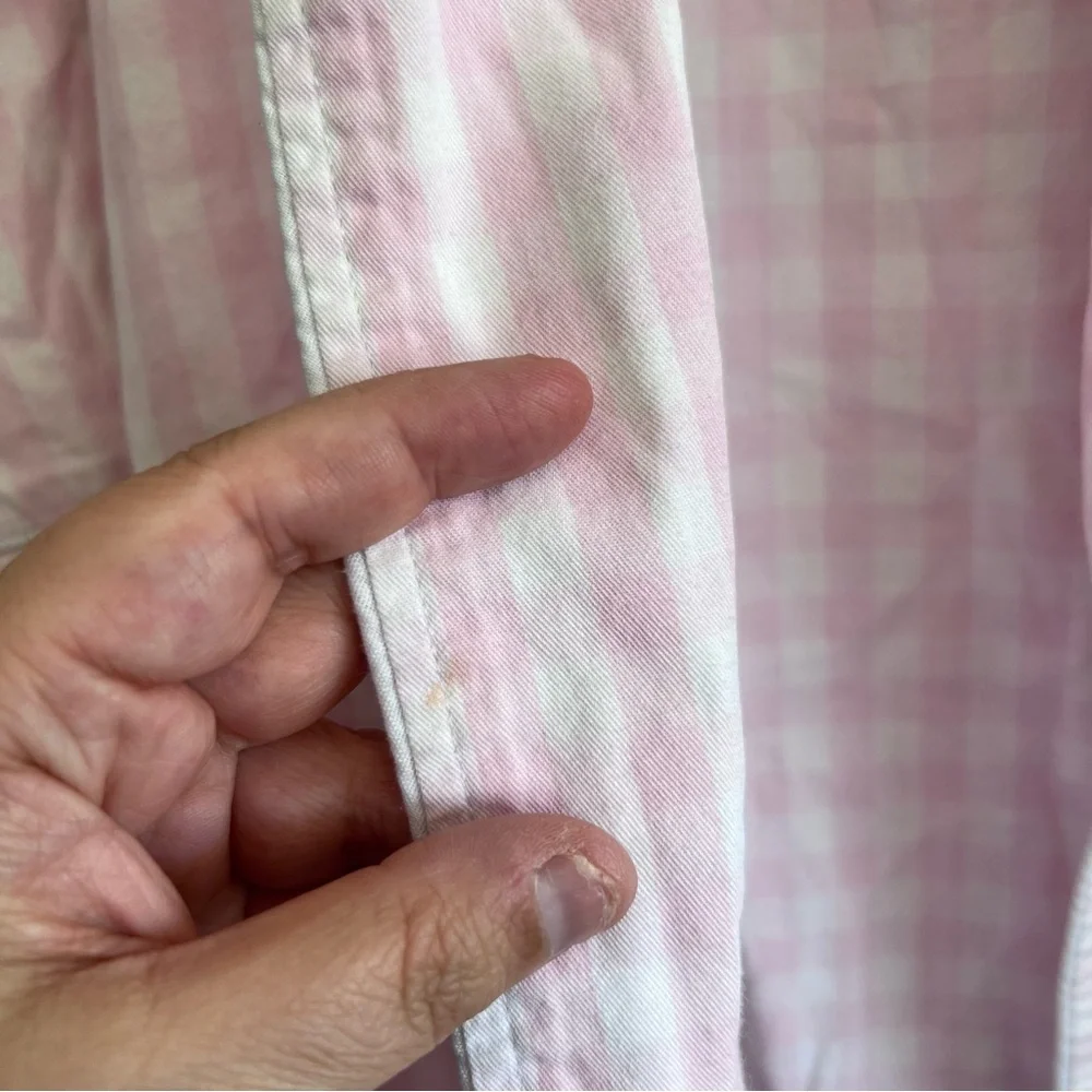 Petite Plume Kids Toddler Gingham Pink‎ Cotton Robe With Belt Size 3/4